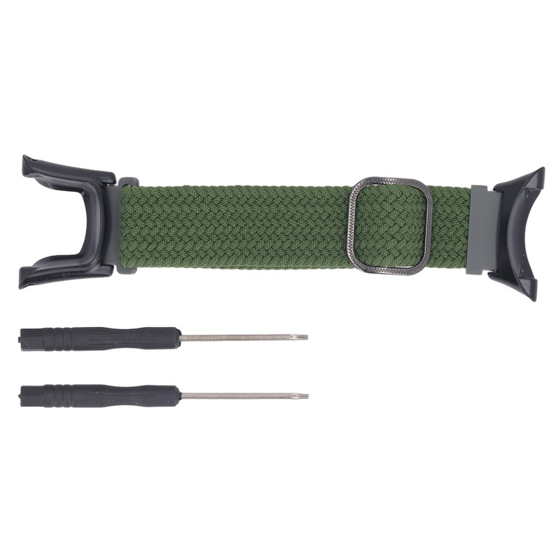 Nylon Weaving Watchband Adjustable Washable Breathable Lightweight Nylon Braided Watch