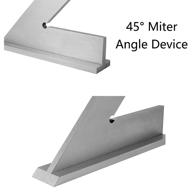 45 Degree Angle Ruler, High Accuracy Carbon Steel 45 Degree