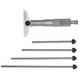 Fowler 52-225-110-0, Vernier Depth Micrometer With 0-4" Measuring Range