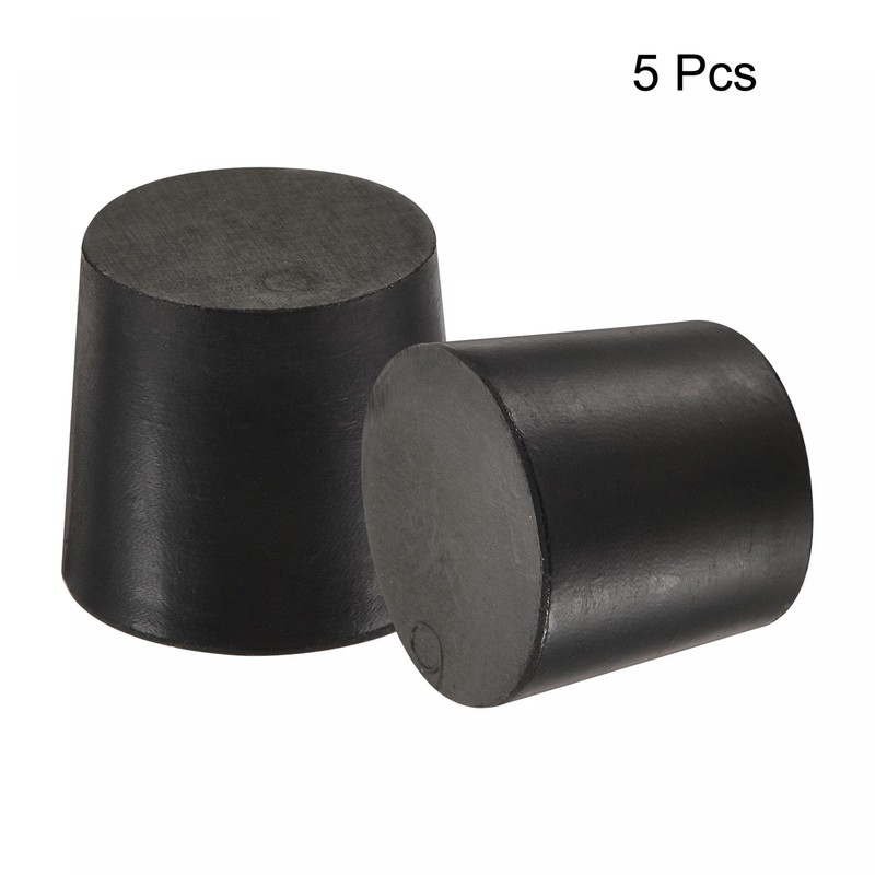 sourcing map Rubber Tapered Plug 26mm to 31mm Solid Test