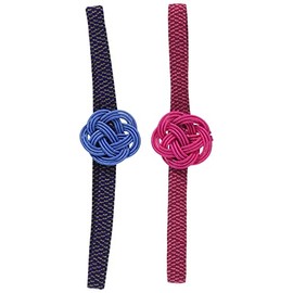 Kinoshita Mizuhiki YU-2 Mizuhiki Deco Band, Tied Flower, Peony Blue