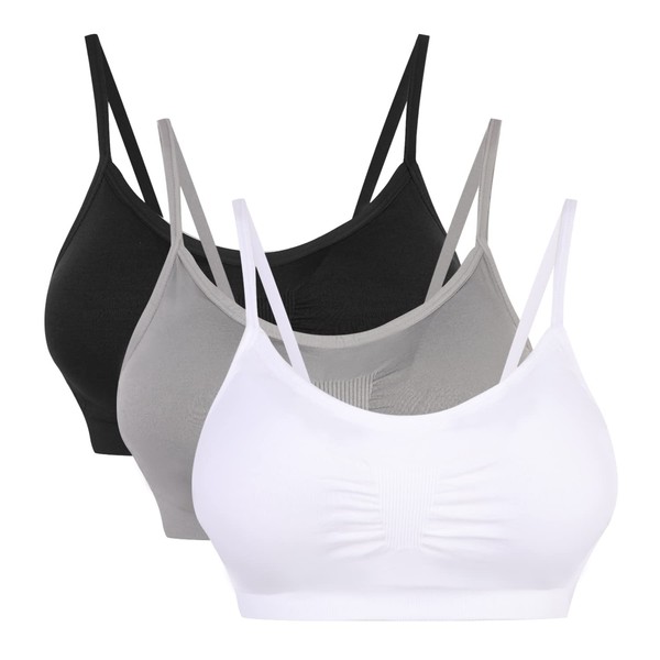 Vertvie Women's Push-Up Sports Bra Top Set, Stretch, Thin, Without