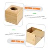 IWOWHERO Square Roll Paper Storage Box Tissue Dispenser Holder for