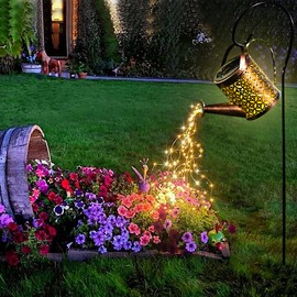 undreem Undreem Solar Lights Outdoor Decorative, Hanging Lantern with Retro Metal Design, Waterproof, Perfect for Garden, Table, Patio, Yard, Pathway