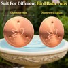 Bird Bath Copper Disk, 99.9% Pure Copper Bird Bath Cleaning