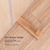 6pcs Door Stopper Wedge Polished Glossy Compact Wooden Firefighter Door