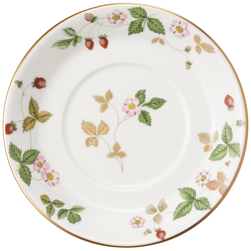 Wedgwood 1053375 Wild Strawberry Cup and Saucer (Delphi), Wedding Gift