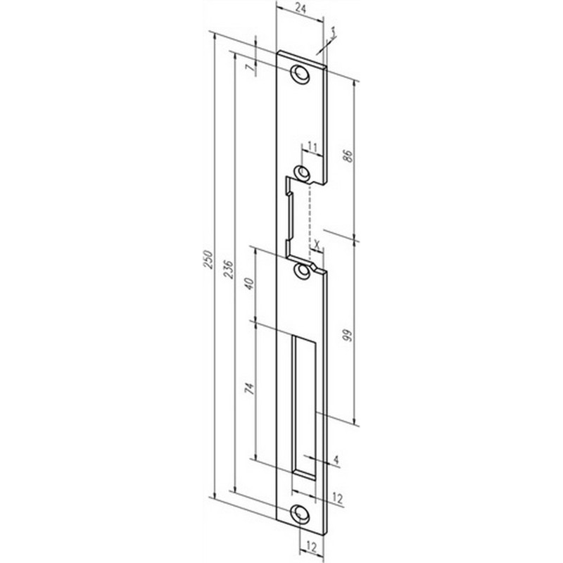 Flat Sheet Chließ Open Hz 33835 01, Stainless Steel, Pack