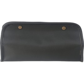 Fuji Boeki Tissue Case, Width 10.4 x Depth 4.9 x Height 4.9 inches (26.5 x 12.5 x 12.5 cm), Black, Leather-like 37805, Small