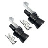 DEVMO 2pcs XL Size Aluminum Alloy Universal Turbo Sound Exhaust