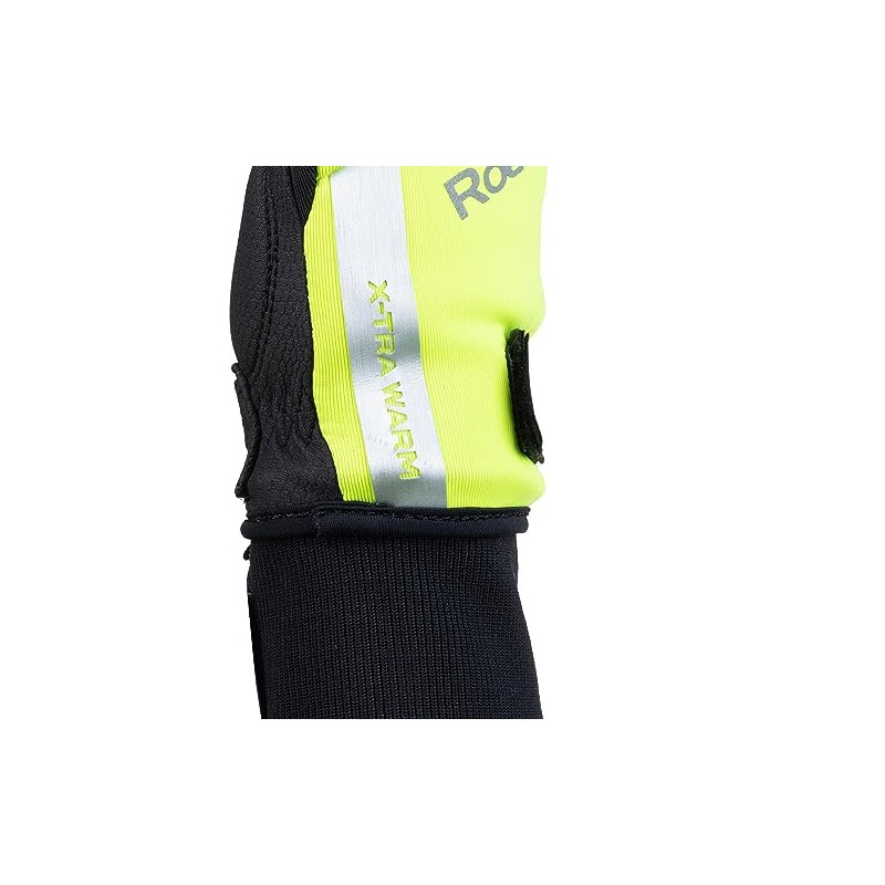 Roeckl Villach 2 Cycling Gloves Black, Fluo yellow