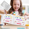 4 PCS Eraser Shield Stainless Steel Drawing Template Shield Drafting