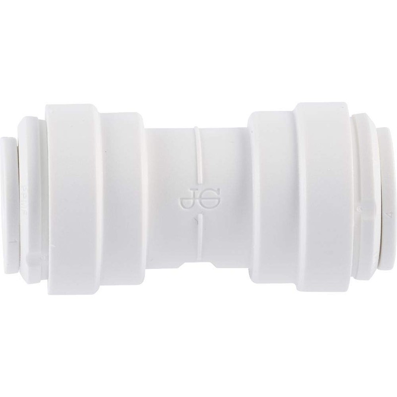 John Guest PP0412WP Push-fit Union Elbow, Push-to-Connect, 3/8 Inch OD