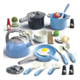 Juego De Cocina Para Niños, 32 Piezas, Juguetes De Cocina Pa