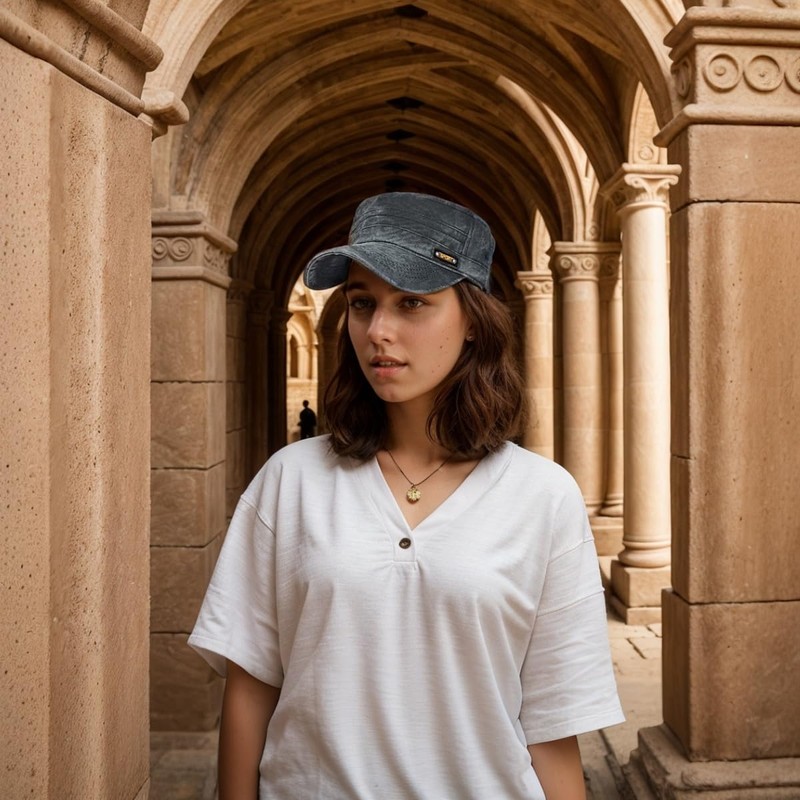 RUNQIU Military Design Solid Work Cap Retro Denim Military Cap