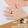Feraco 2PCS Copper Rings for Women,99.99% Pure Copper Magnetic Therapy