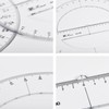 30 CM Full Round Protractor, 360 Degree Plastic Measuring Tools