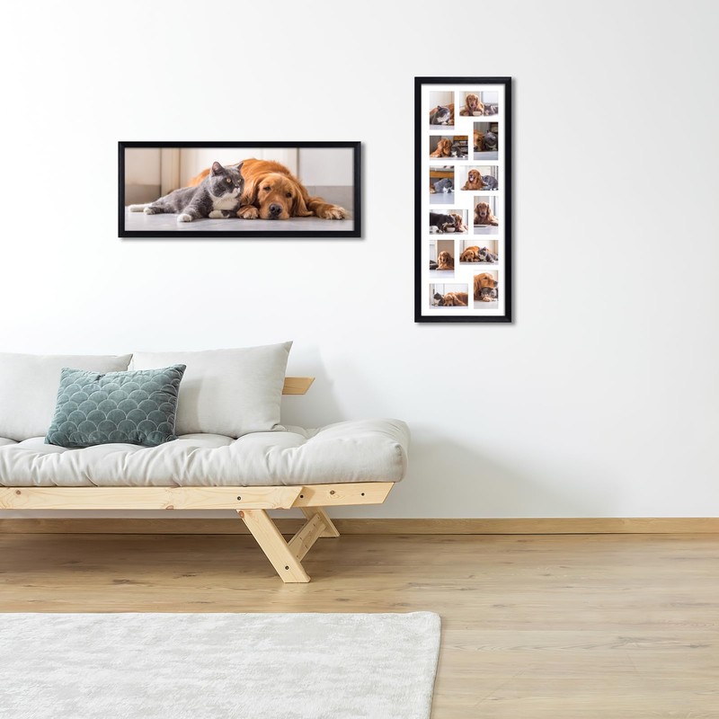 HORLIMER 4x6 Collage Picture Frame Set of 2, 12 Openings