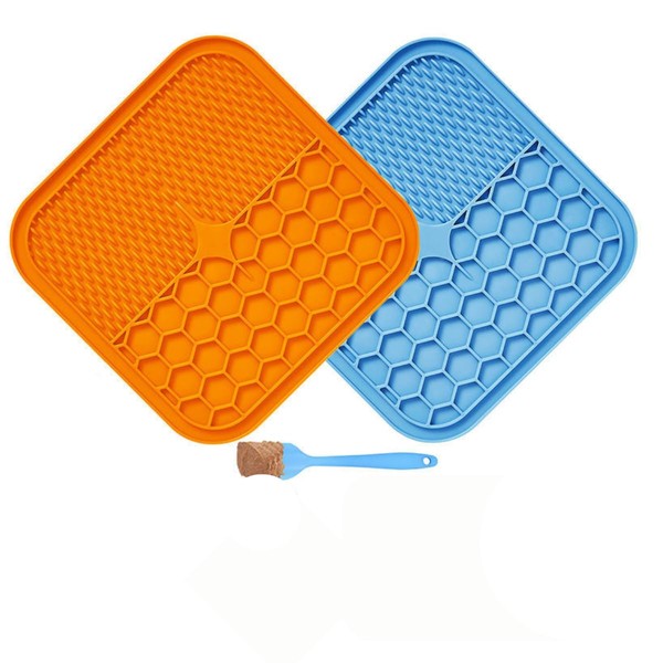 Generic Licking Mat Pad for Dogs and Cats - 2-Pack