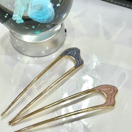 W Store U-shaped Hair Pin Traditional Binyeo Hair Clip Hanbok Ornament Hairpin
