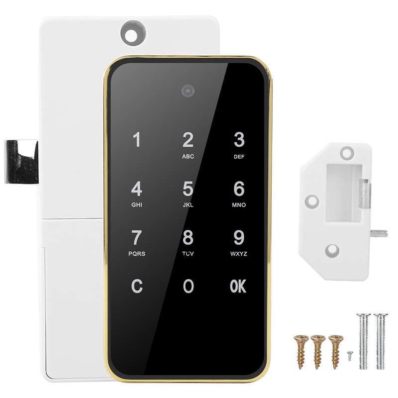 Electronic Password Lock Smart Keyless Digital Touch Screen for File