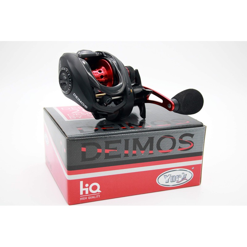 Multi-/ Baitcasting Reel Left Handed York Deimos 200 Fishing Reel