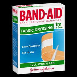 Band-Aid Fabric Dressing Strip Bandages 6cm x 1m