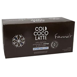 Frannie's Sparkling Beverage- Zero Calories & Sugar, Aspertame Free: 8-Pack 12 fl. oz. Cans (Cold Coco Latte)