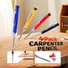 vofauiss 4 Pack Carpenter Pencil with 1 Count (Pack of