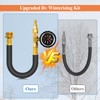GUTE RV Winterizing Kit 17in with Pressure Gauge 3/4in Blowout