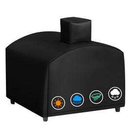 Heavy Duty 600D Polyester Cover compatible with Big Horn Outdoors Gas Pizza Oven, Waterproof Cover, Black