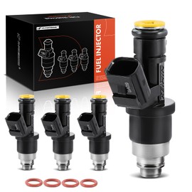 A-Premium - Inyectores de combustible compatibles con Honda CR-V 2010-2011, Civic 2013-2015, Accord 2008-2012 y Acura TSX 2009-2014, ILX 2013-2015, L4 2.4L, gas, juego de 4