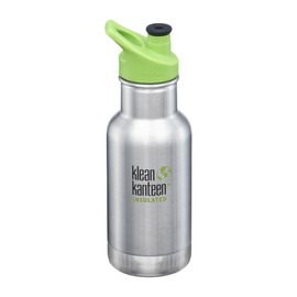 Klean Kanteen Unisex - Adult Drinking Bottle-1005859 Water Bottle, Brushed Stainless, 355 ml