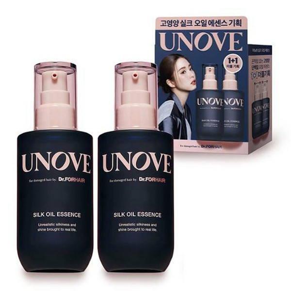 UNOVE  Silk Oil Essence 70ml +70ml Double Set Damaged Hair K-Beauty
