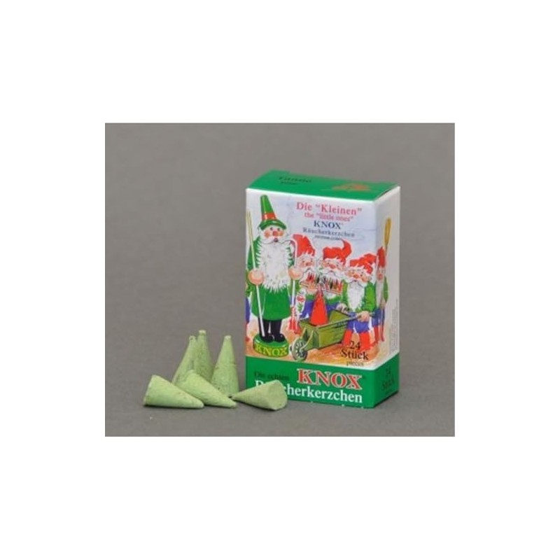 Knox Mini Pine Scent German Incense Cones Made in Germany