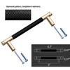 Gutuwellea 12 Pack 5 Inch 128 mm Knurled Cabinet Handles