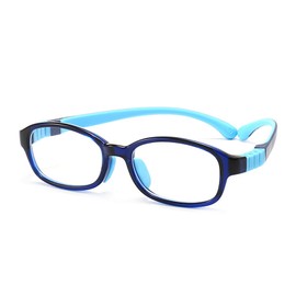 Children's Anti-blue Glasses Frame Blue Light Blocking Teen Tr90 Flexible Goggles Kids Eyelasses Clear Lens for Boys Girls