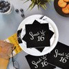 Black and Silver 16th Birthday Cocktail Napkins,40 pcs 16th Birthday