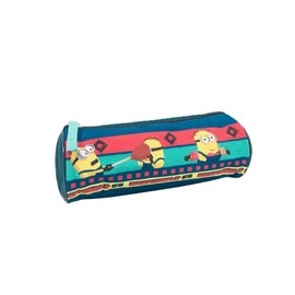 mybagstory Pencil Case for Boys Minions - Children - School - Primary School - Nursery - Nursery - Pencil Case Boys - Size 22 cm - Gift Idea - Blue, Minions Blue, Children, Classic, Minions Blue,