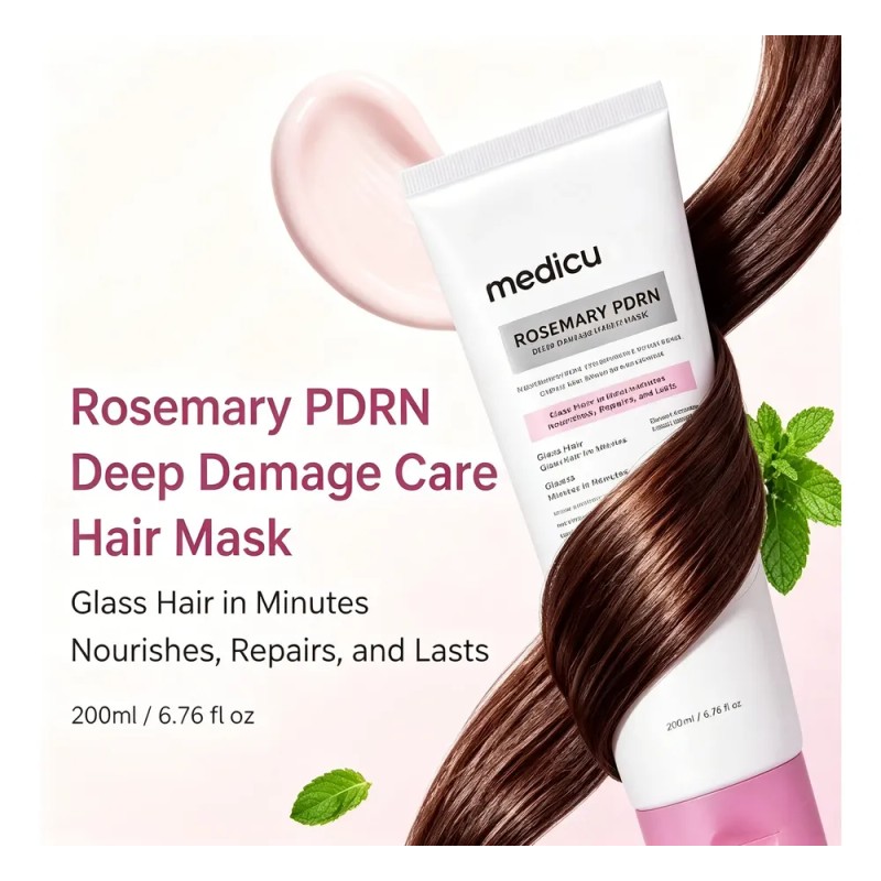 Pdrn Rosemary Hair Mask Repair Damage Control