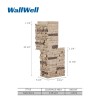 WallWell Faux Stone Panel 3.7-22.2 Sq Ft,Realistic Texture,Great for DIY