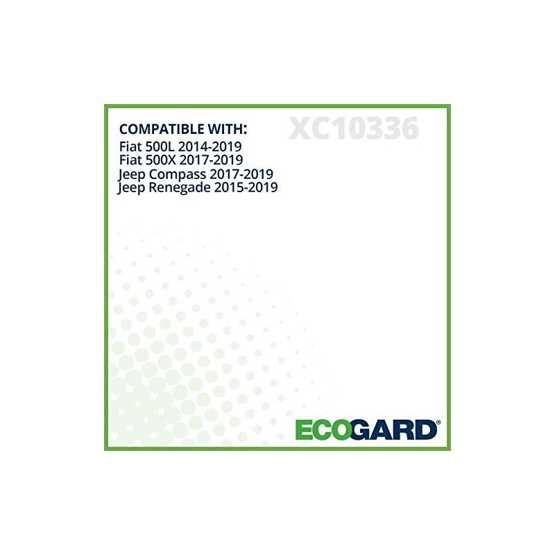 ECOGARD XC10336 Filtro de aire de cabina premium para Jeep