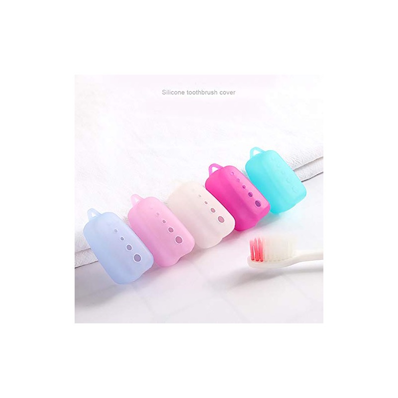 AUNMAS Cubiertas de Silicona para Cepillos de Dientes Protección Higiénica