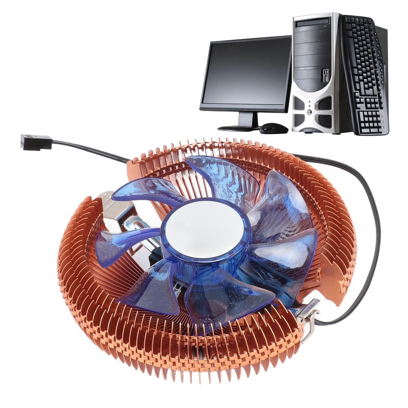 ciciglow CPU Cooling Fan with Dynamic Lighting for LGA 775