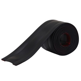 9.8ft Long Cable Protector Strip - Soft PVC Material, Wear-Resistant, Cuttable, Suitable for Floor, Tile, Wall, with Acrylic Adhesive, Easy to Conceal and Protect Cables (Black, 1.49'' x 118'')