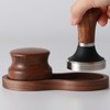 Coffee Hammer Tamping Kit Walnut Stainless Steel Tamper Distributor Set