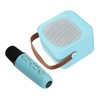 Mini Karaoke Machine Portable Bluetooth Speaker With Wireless Microphone Bass