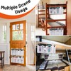 RV Shoe Storage for Bedside - 4 Pocket Wall Mounted