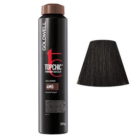 Goldwell Topchic Permanent Hair Colour 4M Blackened Matt Gold 250 ml