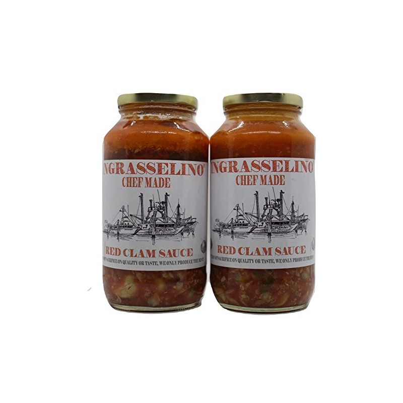 INGRASSELINO™ Red Clam Sauce (24 oz) 2 pack